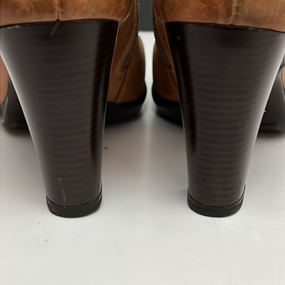 V-Italia Sonia 1113 Light Brown Leather Ankle Boots. Women’s Size 8. - Picture 6 of 14